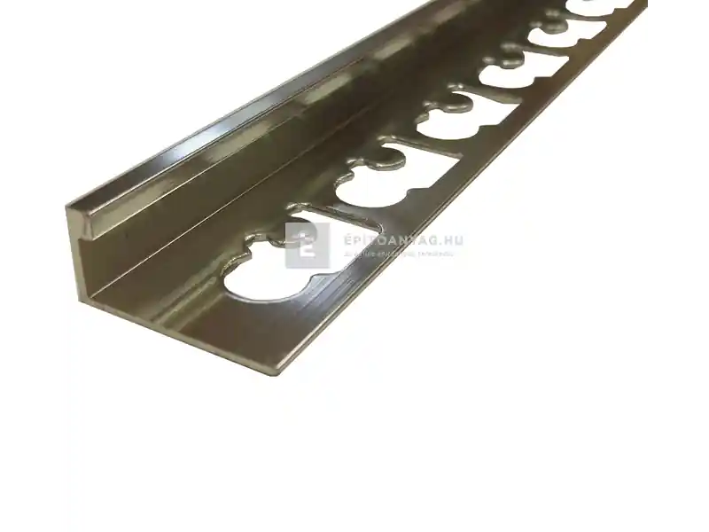Szuper akció Viarprofil "L" szögletes élvédő, polír króm, 270 cm x 10 mm
