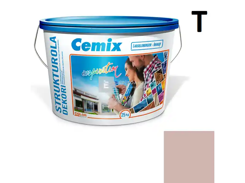 Gyors kiszállítás Cemix 2704 StrukturOLA Dekor diszperziós vékonyvakolat, kapart 1,5 mm 5115 rusty 25 kg