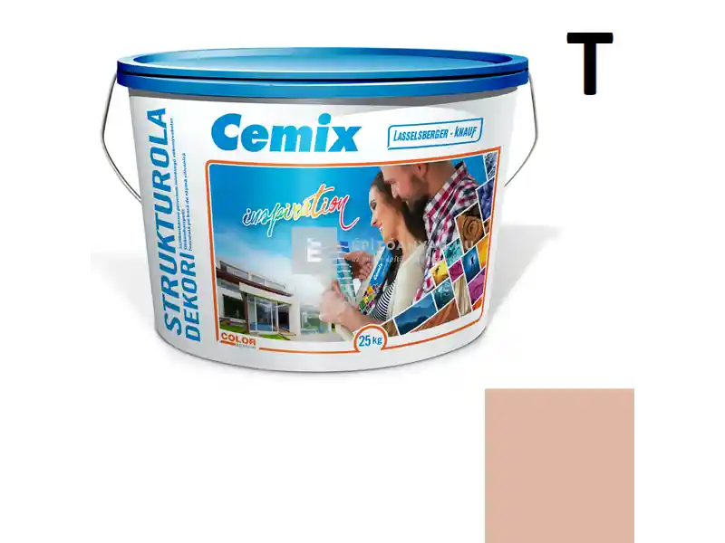 Cemix 2704 StrukturOLA Dekor diszperziós vékonyvakolat, kapart 1,5 mm 5179 rusty 25 kg Legjobb ár