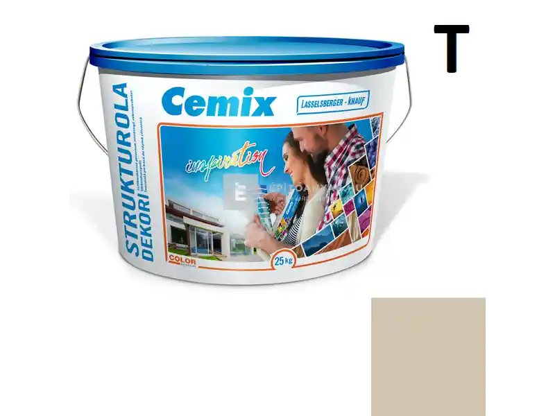Ne maradj le Cemix 2704 StrukturOLA Dekor diszperziós vékonyvakolat, kapart 2 mm 4555 green 25 kg