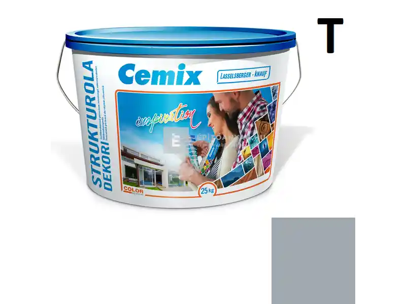 Cemix 2704 StrukturOLA Dekor diszperziós vékonyvakolat, kapart 2 mm 4749 blue 25 kg Gyors kiszállítás