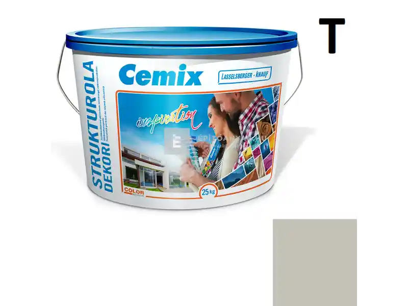 Cemix 2704 StrukturOLA Dekor diszperziós vékonyvakolat, kapart 2 mm 5335 rock 25 kg Azonnal elérhető