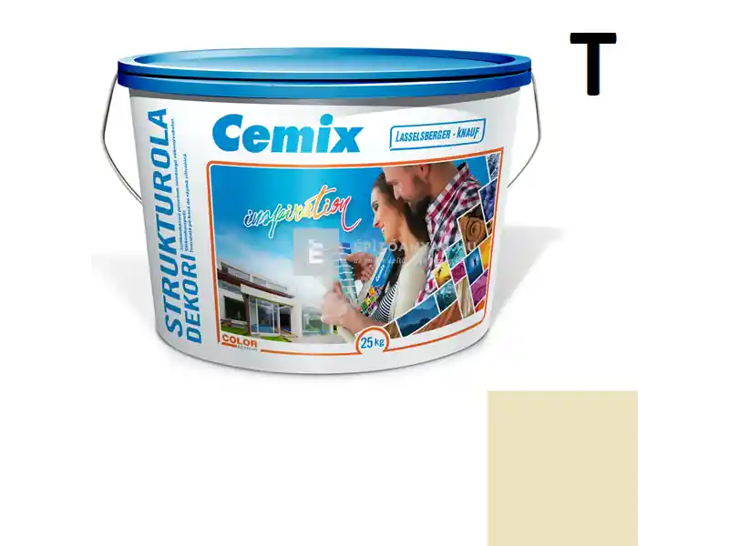 Prémium Cemix 2704 StrukturOLA Dekor diszperziós vékonyvakolat, kapart 2 mm 6121 intense 25 kg