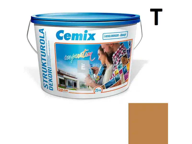 Ajánlat Cemix 2704 StrukturOLA Dekor diszperziós vékonyvakolat, kapart 2 mm 6169 intense 25 kg