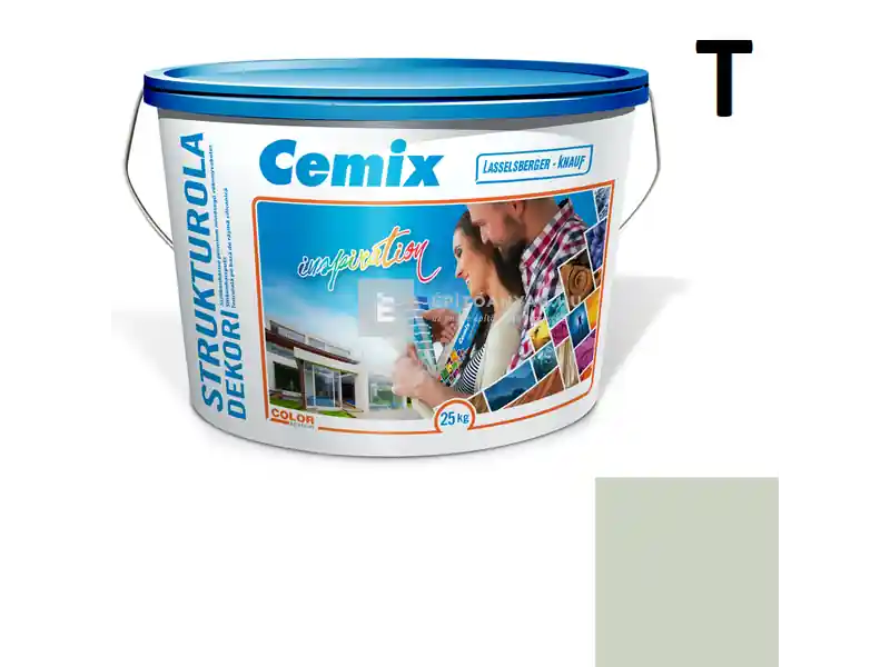 Vásárlói kedvenc Cemix 2704 StrukturOLA Dekor diszperziós vékonyvakolat, dörzsölt 2 mm 4523 green 25 kg
