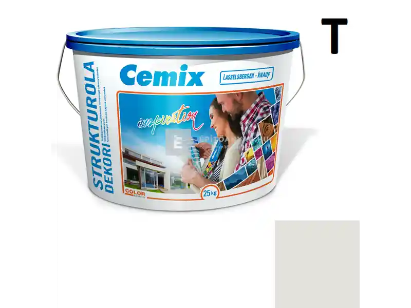 Cemix 2704 StrukturOLA Dekor diszperziós vékonyvakolat, dörzsölt 2 mm 5341 rock 25 kg Alacsony ár