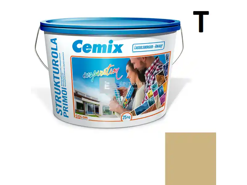 Cemix 2703 StrukturOLA Primo diszperziós vékonyvakolat, kapart 1,5 mm 4959 brown 25 kg Expressz szállítás