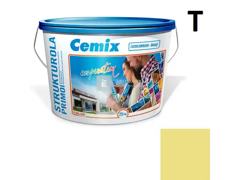 Cemix 2703 StrukturOLA Primo diszperziós vékonyvakolat, kapart 1,5 mm 6115 intense 25 kg Szezonális akció