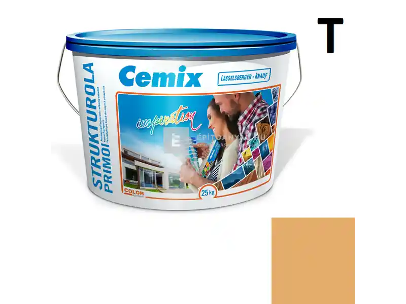 Szuper akció Cemix 2703 StrukturOLA Primo diszperziós vékonyvakolat, dörzsölt 2 mm 6157 intense 25 kg