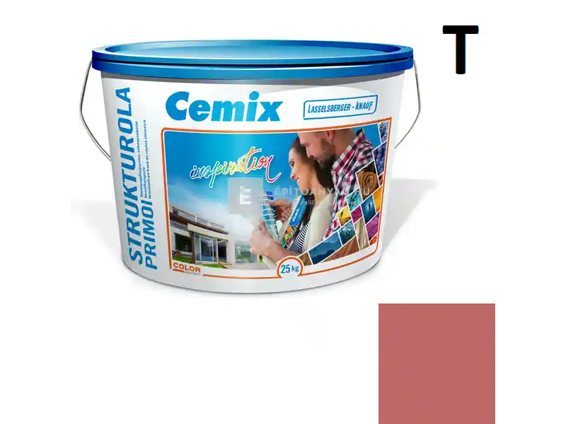 Ne maradj le Cemix 2703 StrukturOLA Primo diszperziós vékonyvakolat, dörzsölt 2 mm 6337 intense 25 kg
