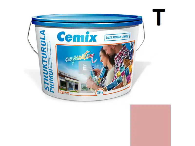 Legkelendőbb Cemix 2703 StrukturOLA Primo diszperziós vékonyvakolat, dörzsölt 2 mm 6341 intense 25 kg
