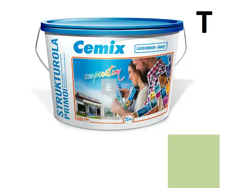 Cemix 2703 StrukturOLA Primo diszperziós vékonyvakolat, dörzsölt 2 mm 6527 intense 25 kg Alacsony ár
