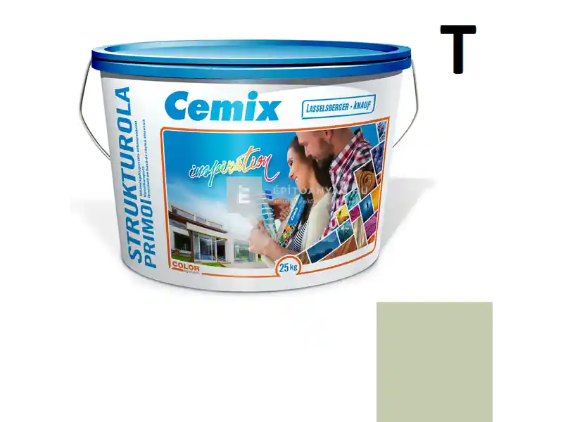 Expressz szállítás Cemix 2703 StrukturOLA Primo diszperziós vékonyvakolat, dörzsölt 2 mm 6543 intense 25 kg