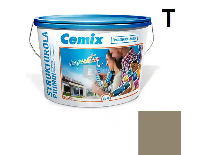 Olcsóbb Cemix 2703 StrukturOLA Primo diszperziós vékonyvakolat, dörzsölt 2 mm 6947 intense 25 kg