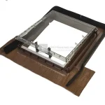 Gyors kiszállítás Bramac Luminex univerzális tetőkibúvó műanyag barna 63x76,5 cm
