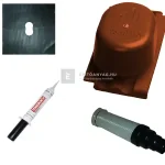 Olcsóbb Tondach Renoton 9 csatornaszellőző szett FusionProtect piros
