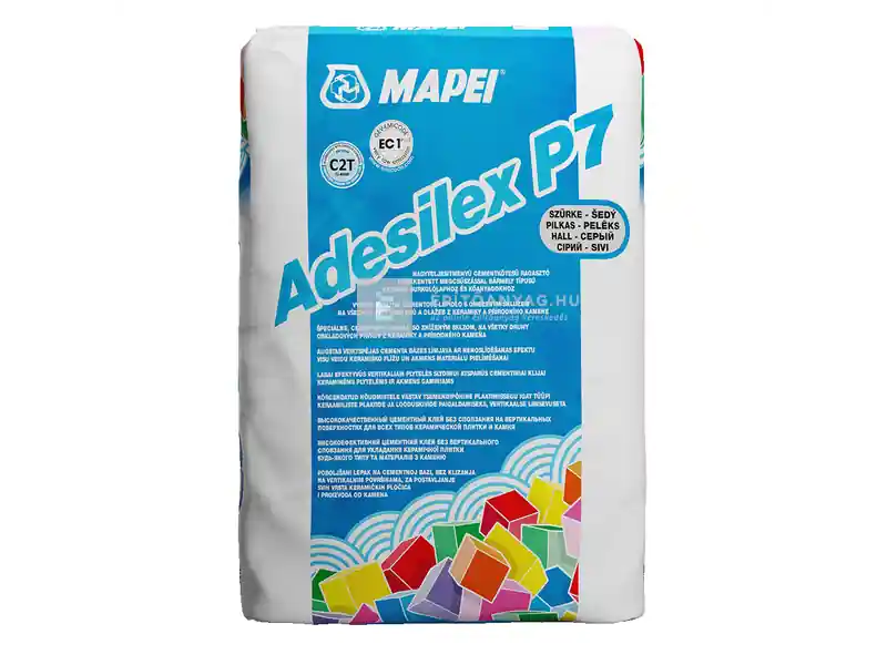 Népszerű Mapei Adesilex P7 Extra kerámiaburkolat-ragasztó C2TE szürke 25 kg