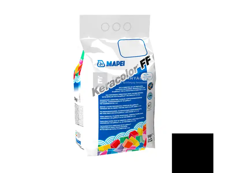 Akciós ár Mapei Keracolor FF Flex fugázó 120, fekete 5 kg