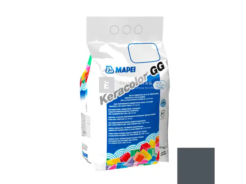 Mapei Keracolor GG fugázó 114 antracit 25 kg Népszerű