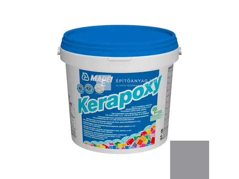 Exkluzív ajánlat Mapei Kerapoxy ragasztó és fugázó R2T RG 112 középszürke 5 kg