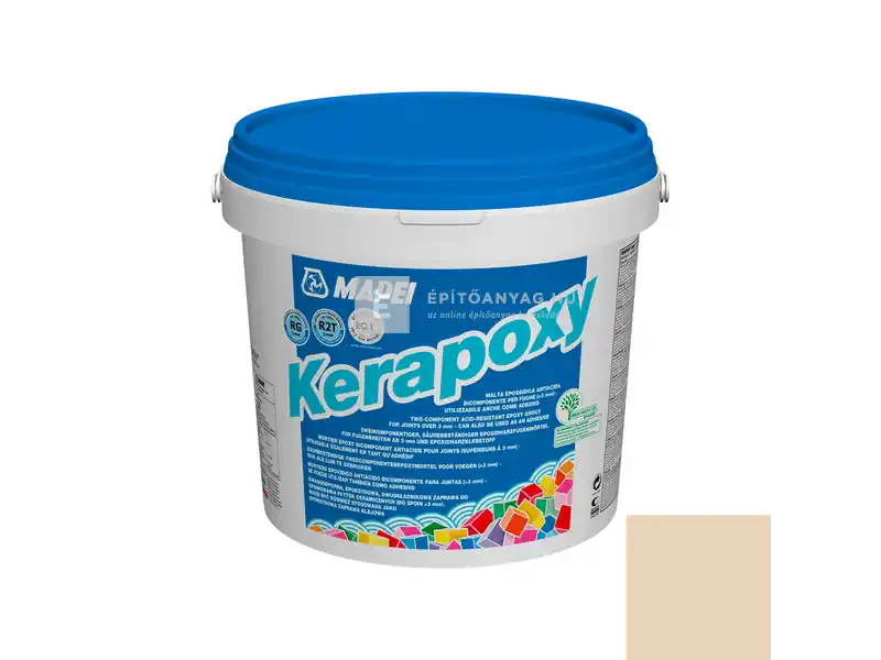 Mapei Kerapoxy ragasztó és fugázó R2T RG 132 bézs 5 kg Gyors kiszállítás