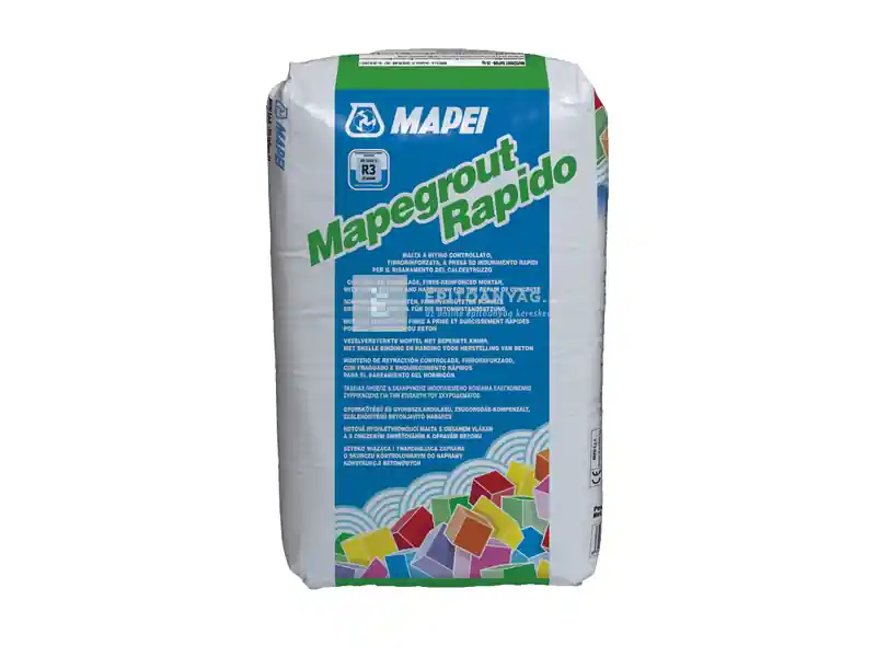 Mapei Mapegrout Rapido gyorskötő szálerősítésű betonjavító habarcs 25 kg Utolsó esély