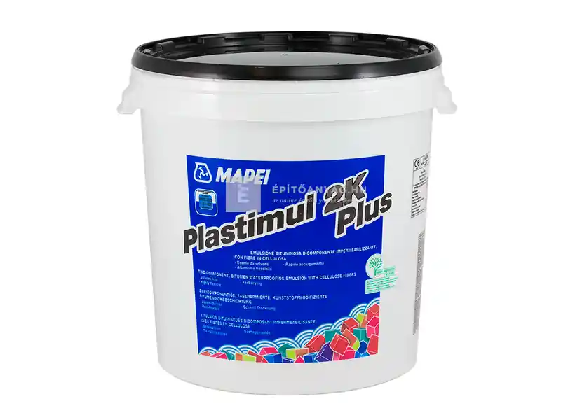 Kedvezmény Mapei Plastimul 2K Plus kétkomponensű, bitumenes vízszigetelő massza 30 kg