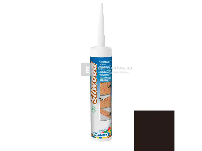 Mapei Silwood akril hézagkitöltő fa padlóhoz P4 wengé 310 ml Árengedmény