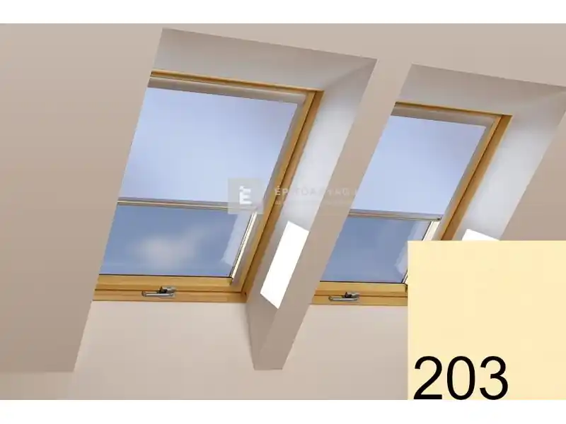 Fakro ARP I 78x140 cm, 203-as színkódú fényszűrő sínes roló Expressz szállítás
