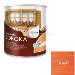 Poli-Farbe Boróka vízzel hígítható vastaglazúr mahagóni 0,75 l Prémium