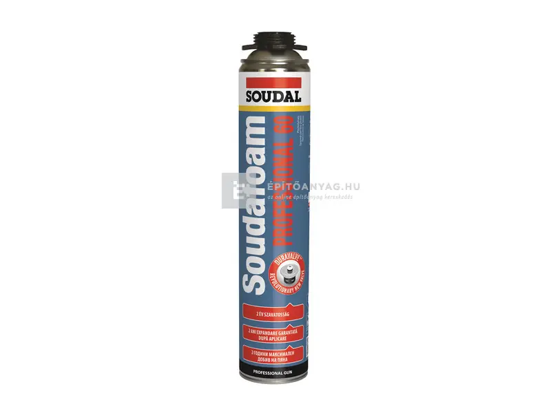 Soudal Soudafoam Professional 60 pisztolyhab 750 ml Újdonság