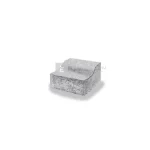 Semmelrock K-szegély kopóréteg nélkül, szürke 25x25x15/10 cm Korlátozott ajánlat