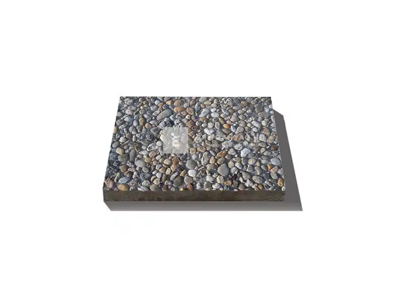 Legkelendőbb Semmelrock Picola Party kerti lap vegyes kavics 40x40x3,8 cm