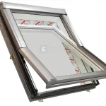 Roto R45 K WD 74x140 cm, billenő műanyag tetőtéri ablak, hőszigetelt Vedd meg most