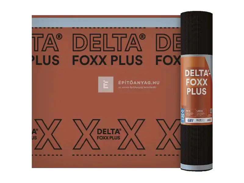 Dörken Delta-Foxx Plus páraáteresztő alátétfedés ragasztósávokkal 1,5x50 m Kedvezményes ár
