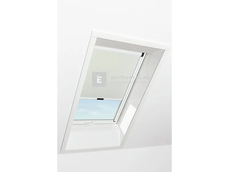 Roto Designo ZRV R4/R7 54x78 cm, világos bézs fényzáró roló, fehér profilokkal Bestseller