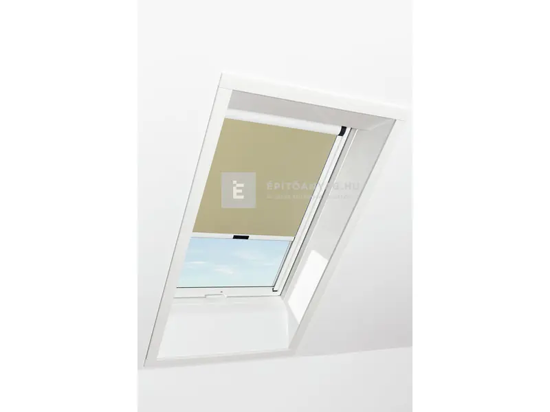 Kedvezmény Roto Designo ZRV R6/R8 74x98 cm, sötét-bézs fényzáró roló, fehér profilokkal