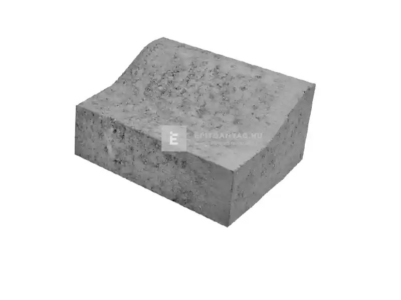 KK Kavics K szegélykő kopóréteg nélkül szürke 25x30x10/15 cm Szezonális akció