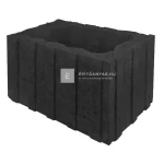 Outlet KK Kavics Lisszabon Bor-dás kosár antracit 45x30x30 cm