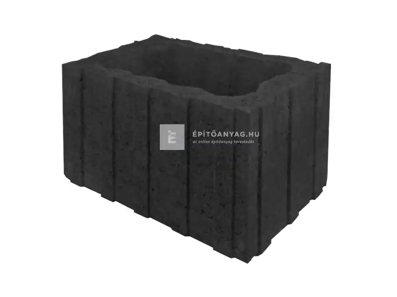 Outlet KK Kavics Lisszabon Bor-dás kosár antracit 45x30x30 cm