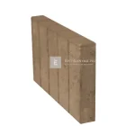 KK Kavics paliszád szegély barna 6x50x30 cm Szuper ajánlat