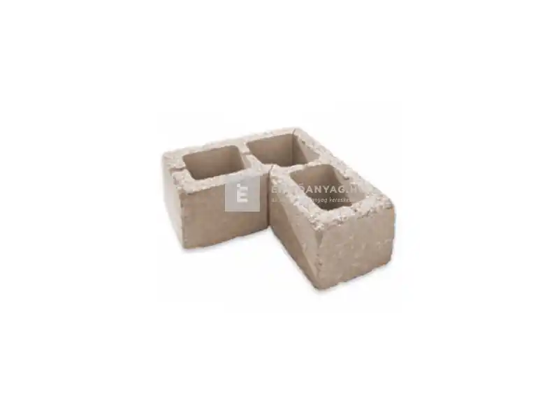 Leier Antik kerítéskő sarokelem creme 20x40x20 cm Vedd meg online
