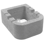 Olcsó Leier Kaiserstein rézsűkő szürke 25x31x12,5 cm