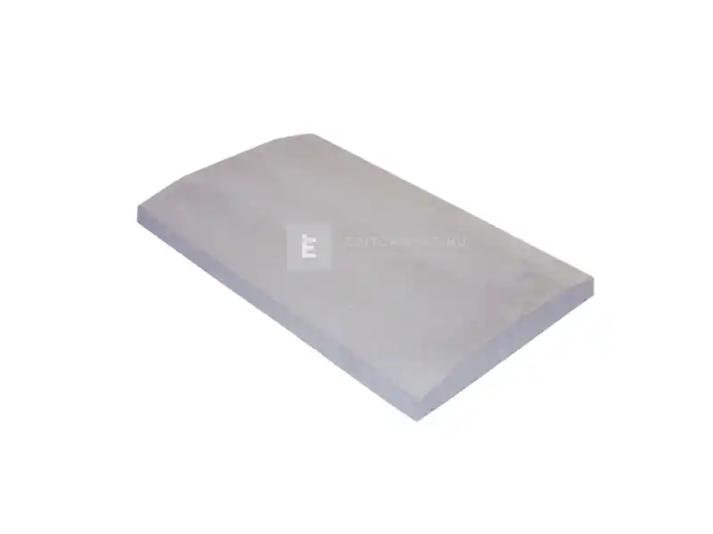 Leier lábazati kúpos fedlap finomszórt szürke 35x49x4 cm Expressz szállítás