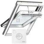 VELUX INTEGRA GGU 006621 78x118 cm, elektromos billenő műanyag tetőtéri ablak Expressz szállítás