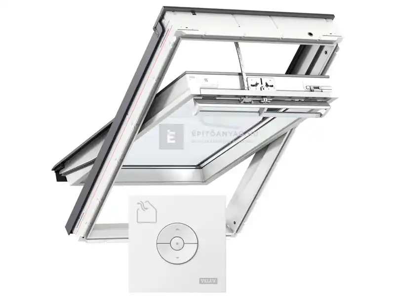 VELUX INTEGRA GGU 006621 78x118 cm, elektromos billenő műanyag tetőtéri ablak Expressz szállítás