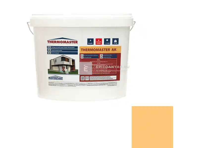 Masterplast Thermomaster akril vékonyvakolat, kapart 1,5 mm 06-D 25 kg Csak ma