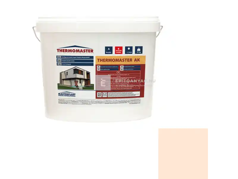 Olcsó Masterplast Thermomaster akril vékonyvakolat, kapart 1,5 mm 10-F 25 kg