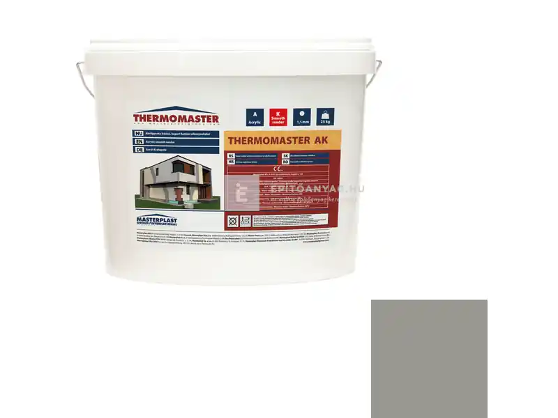 Masterplast Thermomaster akril vékonyvakolat, kapart 1,5 mm 46-C 25 kg Árengedmény