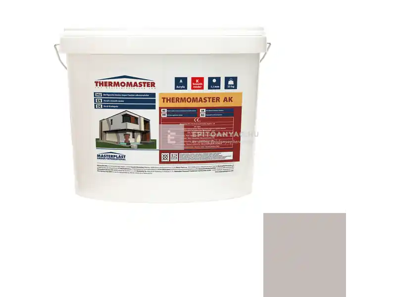 Kedvezmény Masterplast Thermomaster akril vékonyvakolat, kapart 1,5 mm 49-D 25 kg